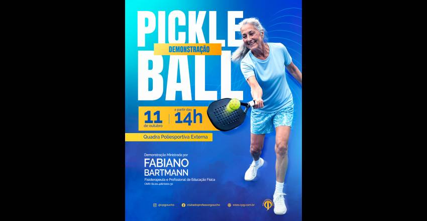 Demonstração de Pickleball no CPG